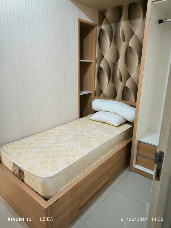 Dijual Apartemen Orchard Mansion Tipe 2 Bedroom Full Furnished Plus Elektronik - Lantai 1 ( Lantai Bawah ) - View Kota - Akses Pakuwon Mall