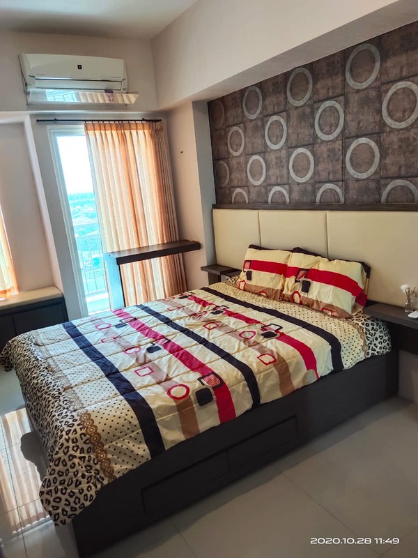 Dijual Apartemen Orchard Mansion Tipe Studio Full Furnished Plus Elektronik - Lantai 1 ( Akses Swimming Pool ) - View Kota - Akses Pakuwon Mall