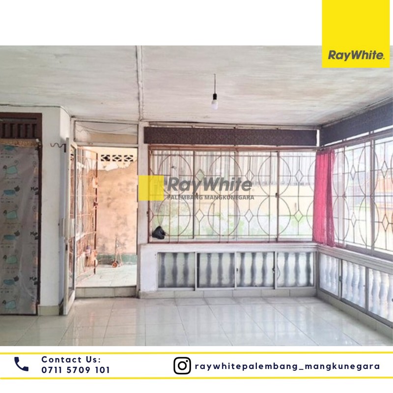 Disewakan Rumah di Jl. Sangkur Kel. 20 Ilir D II Kec. Kemuning, Kota Palembang