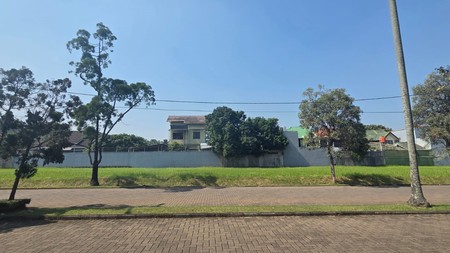 Kavling  dijalan utama cluster Villa Gunung Lestari, dekat dg st KA Sudimara Bintaro...