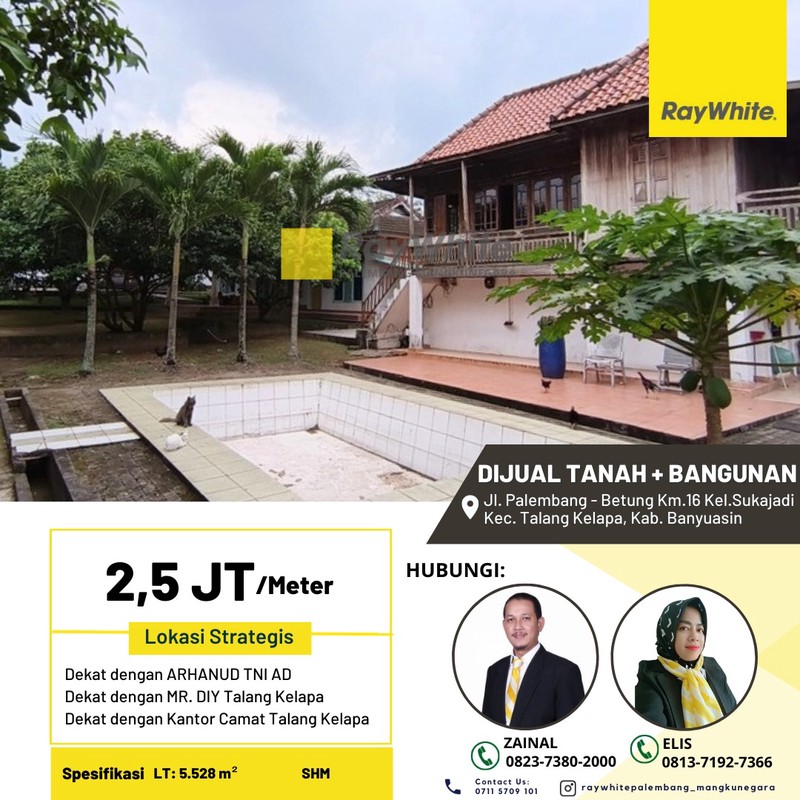 DIJUAL CEPAT TANAH PINGGI JALAN LOKASI STRATEGIS