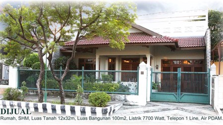 Rumah Dijual Raya Kutisari Indah Tenggilis Mejoyo Surabaya