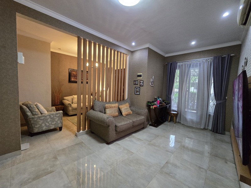 Rumah siap huni di BSD CITY NUSA LOKA, ROW Jalan besar 12 meter