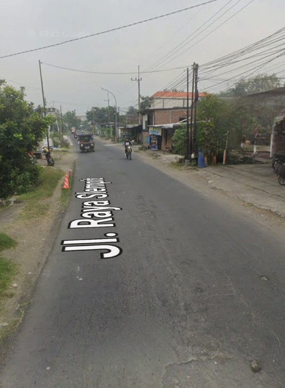 MURAH Dijual 3400 m2 Tanah Nol Jalan Raya Slempit - Kedamean - Gresik JATIM - Akses Truk Kontainer - SHM - Strategis Lokasi