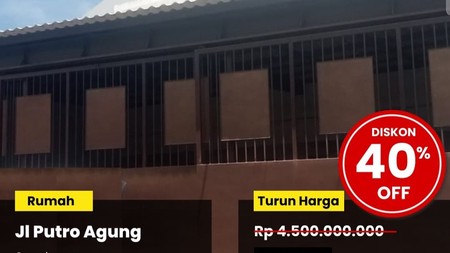 Dijual Rumah di Jalan Raya Putro Agung Surabaya
