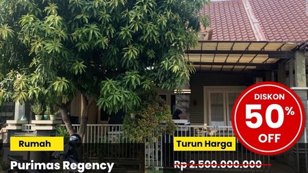 Dijual Rumah di Purimas Regency Surabaya Timur