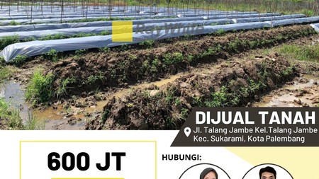 TANAH JUAL MURAH PALEMBANG 