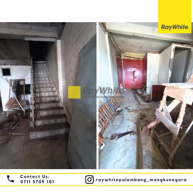 Disewakan 2 Unit Ruko Gandeng di Jl. T. P. Rustam Effendi Kel.17 Ilir Kec. Ilir Tim. I, Kota Palembang