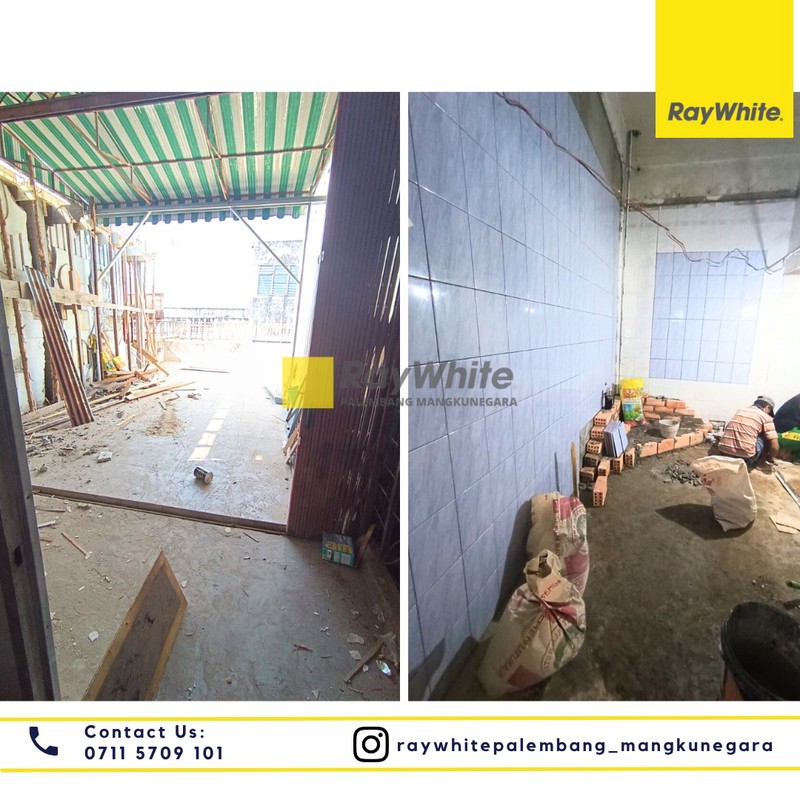 Disewakan 2 Unit Ruko Gandeng di Jl. T. P. Rustam Effendi Kel.17 Ilir Kec. Ilir Tim. I, Kota Palembang