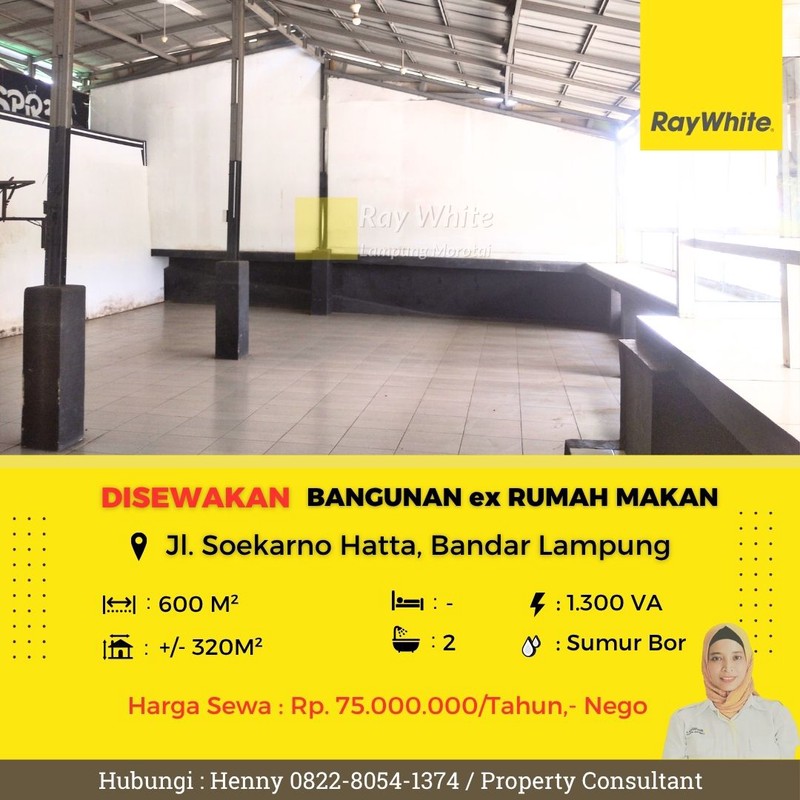 Disewakan Bangunan Ex Rumah Makan