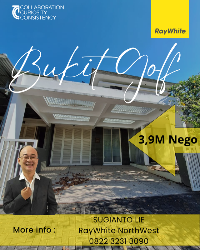 DIJUAL RUMAH DI BUKIT GOLF CITRALAND SURABAYA BARAT