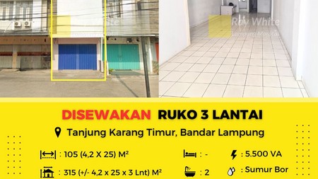 Disewakan Ruko