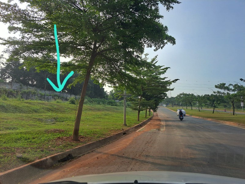 Tanah 2000 meter Kadusirung dekat exit tol 5 stasiun Jatake Hiera BSD CITY Tangerang