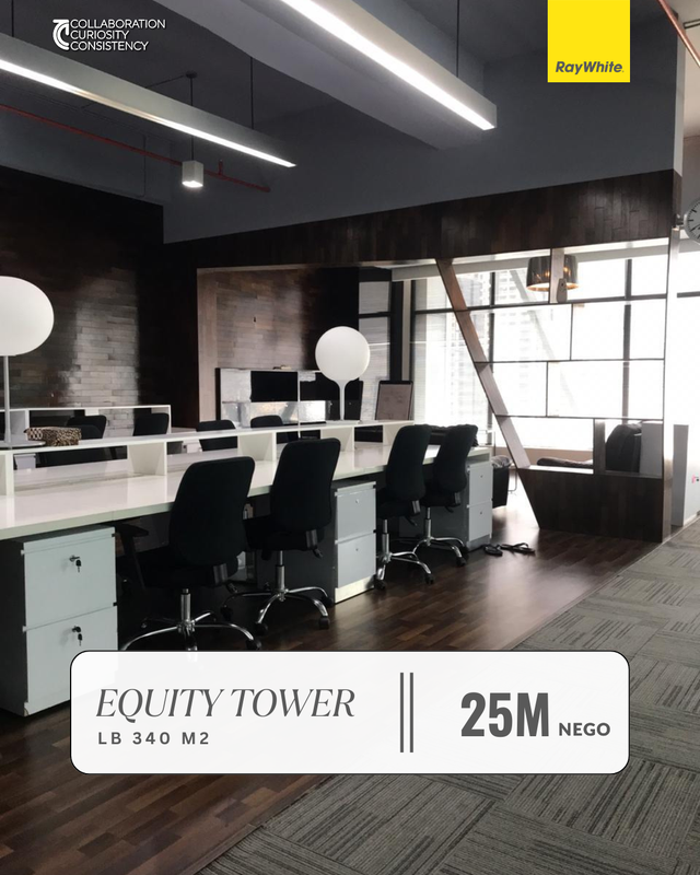Dijual Kantor Bagus dan Mewah di Equity Tower SCBD