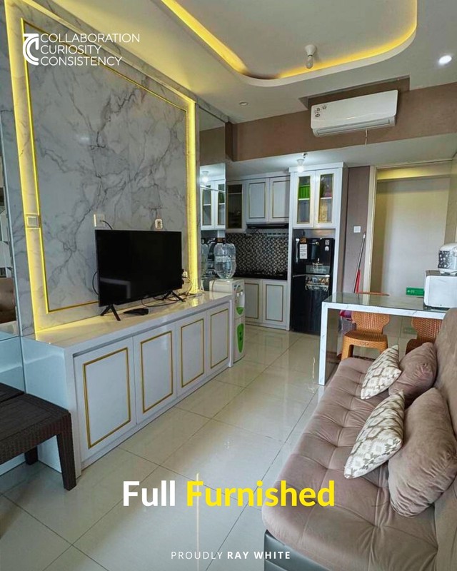 Disewakan Apartemen Benson Surabaya - 2BR Full Furnish, City View, Lokasi Strategis Dekat Pakuwon Mall