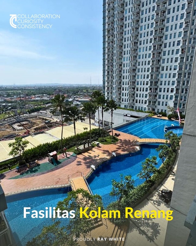 Disewakan Apartemen Benson Surabaya - 2BR Full Furnish, City View, Lokasi Strategis Dekat Pakuwon Mall
