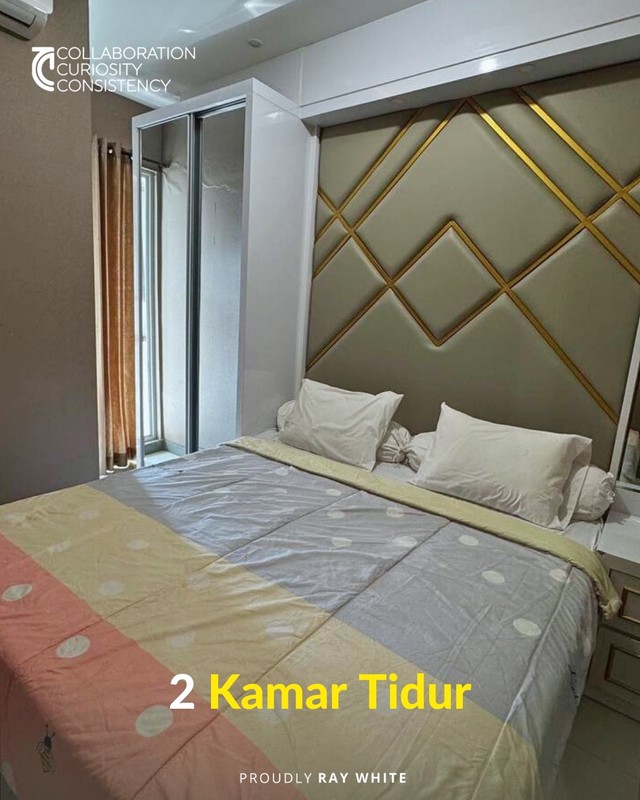 Disewakan Apartemen Benson Surabaya - 2BR Full Furnish, City View, Lokasi Strategis Dekat Pakuwon Mall
