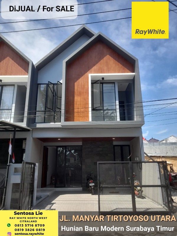 2 Milyar-an Rumah Baru Manyar Tirtoyoso Utara Dekat Manyar Kertoadi, Galaxy Mall, Kampus Its, Hokky Buah Merr, Pakuwon City, Raya Kertajaya Indah, Raya Dharmahusada Indah