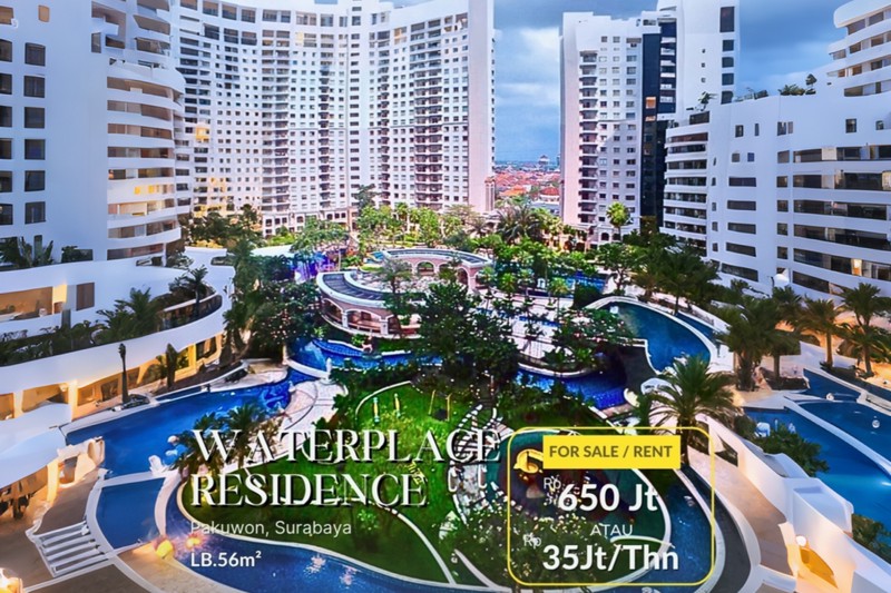 Jual/Sewa Apartemen 2 BR Murah dengan Good View di Pakuwon Wiyung Surabaya Barat dekat Dengan PTC dan Area Komersial