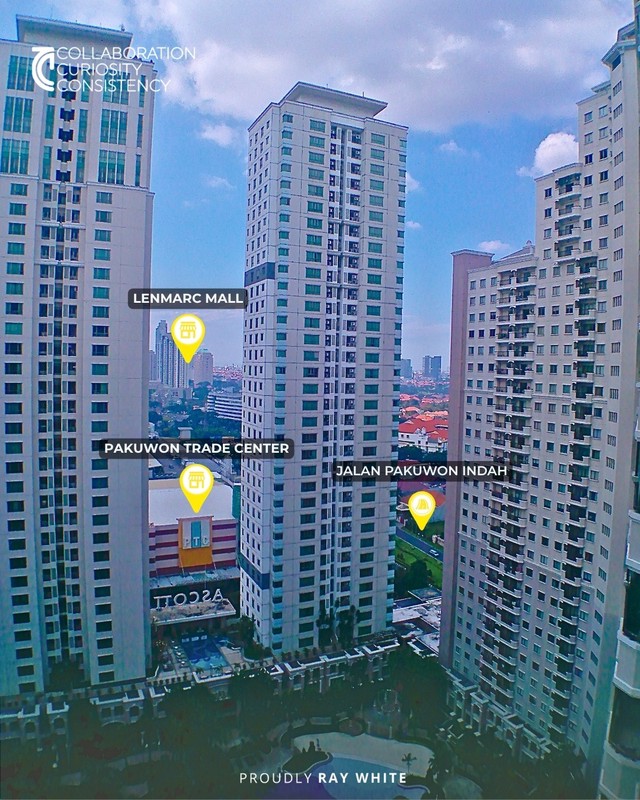Jual/Sewa Apartemen 2 BR Murah dengan Good View di Pakuwon Wiyung Surabaya Barat dekat Dengan PTC dan Area Komersial