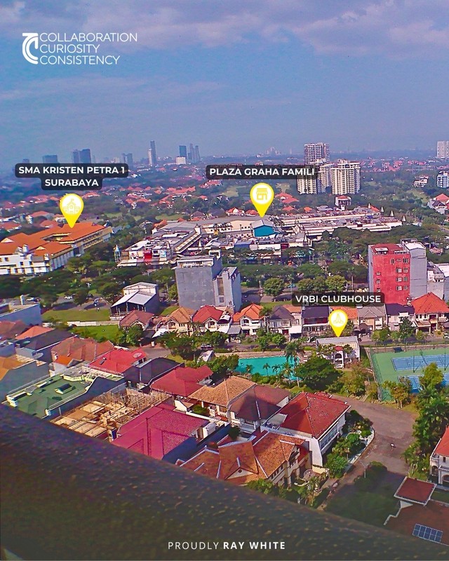 Jual/Sewa Apartemen 2 BR Murah dengan Good View di Pakuwon Wiyung Surabaya Barat dekat Dengan PTC dan Area Komersial