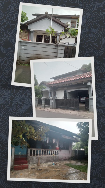 Rumah Luas 500 m2 Bangunan 200 m2 Dengan Lokasi Strategis Pinggir Jalan KT 5+1 KM 3 Lingkungan Asri @Ciputat, Tangerang Selatan
