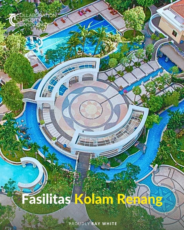 Sewa Apartemen Surabaya Barat Apartemen Waterplace 2 Kamar, Full Furnish Dekat Pakuwon Mall Surabaya Lokasi Strategis Apartemen Dengan View City Light Surabaya