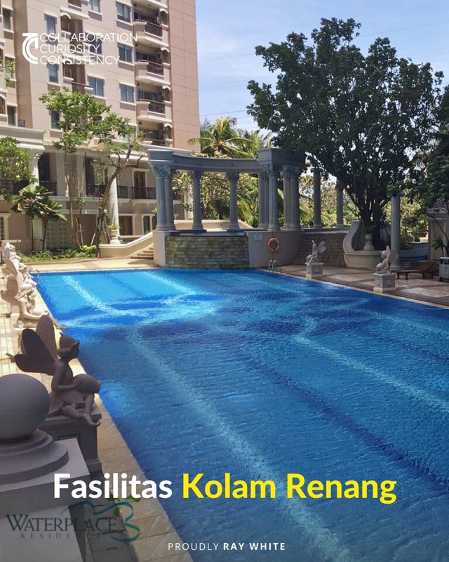 Disewakan Apartemen Waterplace Residence Tower E - 2BR Furnished, Harga Turun, Lokasi Super Strategis di Surabaya Barat!