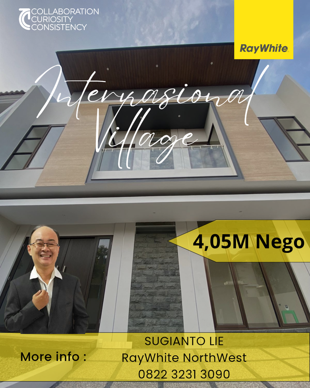 DIJUAL RUMAH CITRALAND UTAMA CLUSTER INTERNATIONAL VILLAGE