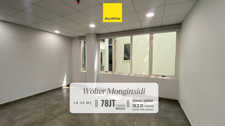 Disewakan Murah! Ruang Kantor/Tempat Usaha di Premium Area Wolter Monginsidi, Jakarta Selatan