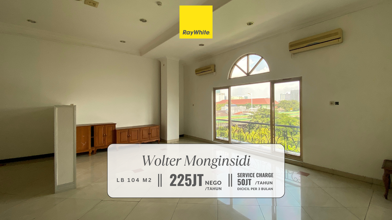 Disewakan Murah! Ruang Kantor di Premium Area Wolter Monginsidi, Jakarta Selatan