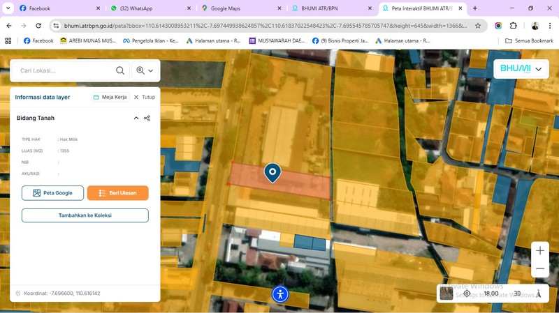 Butuh Lahan Usaha? Dijual Gudang 6.555 m² di Klaten - Cocok Untuk Pabrik/Distribusi