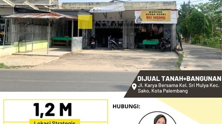 TANAH + BANGUNAN