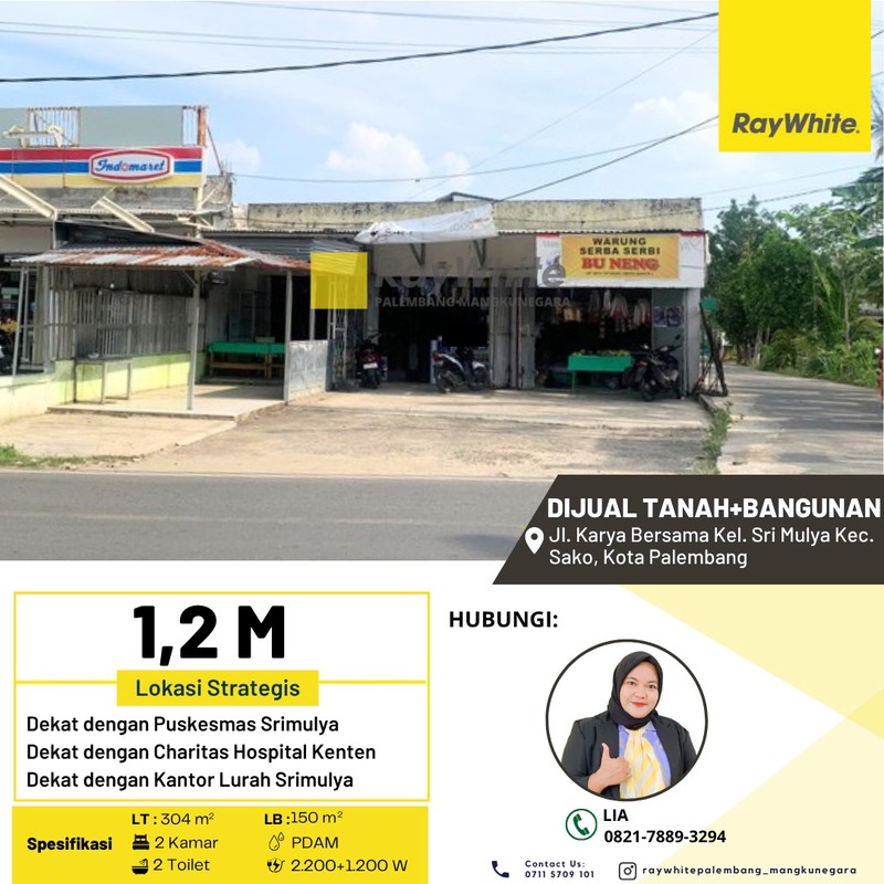 TANAH + BANGUNAN
