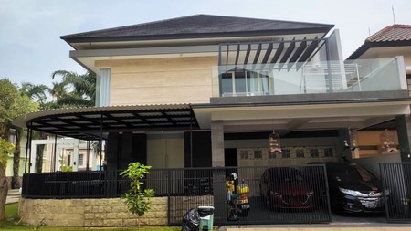 Dijual Rumah Hook Private Pool,Full Furnish PRAMBANAN RESIDENCE Surabaya Barat