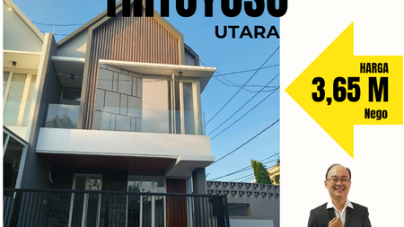 Dijual Rumah Baru Manyar Tirtoyoso Utara Surabaya Timur