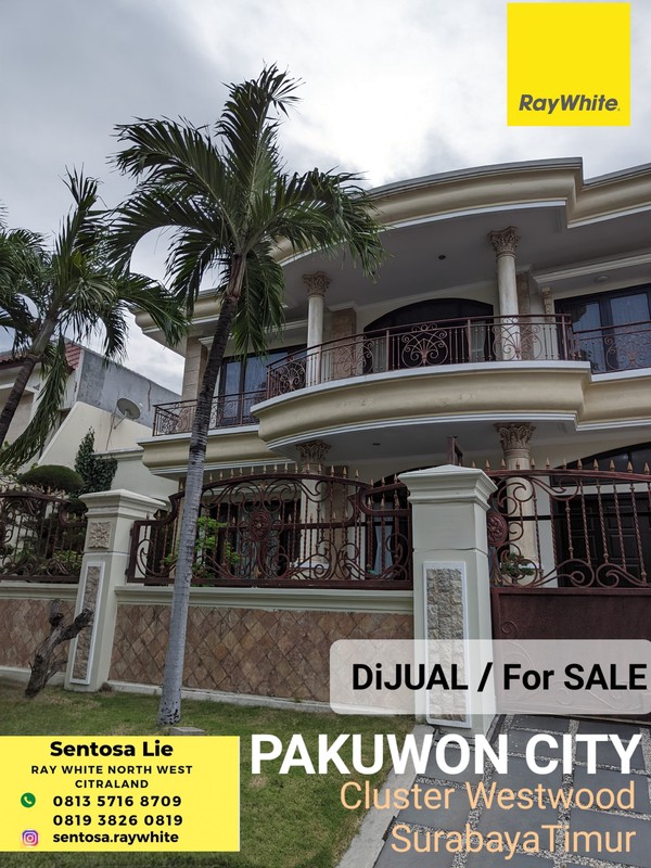 475 M2 Rumah Pakuwon City Villa Westwood Surabaya Timur Dekat Pakuwon City Mall, East Coast, Shanghai Park, Xin Zhong