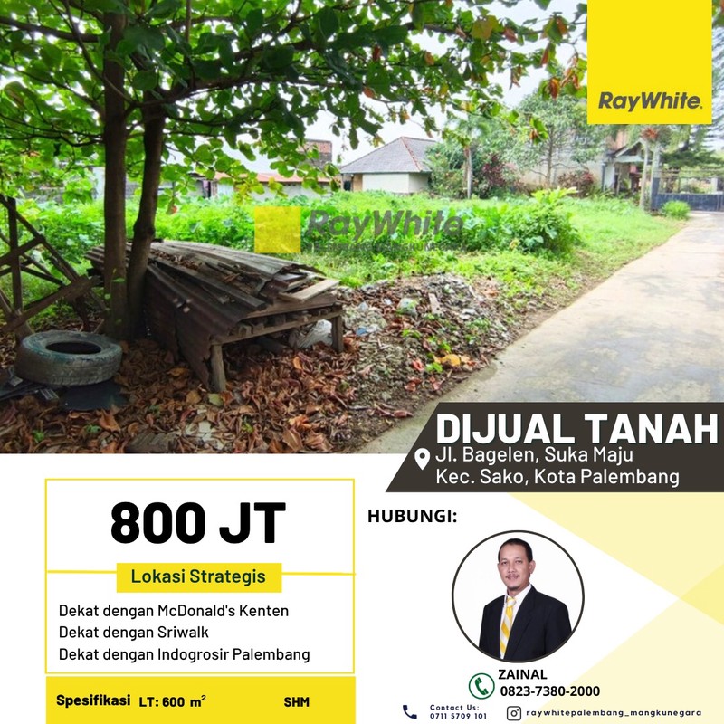 DIJUAL TANAH STRATEGIS LOKASI PINGGIR JALAN