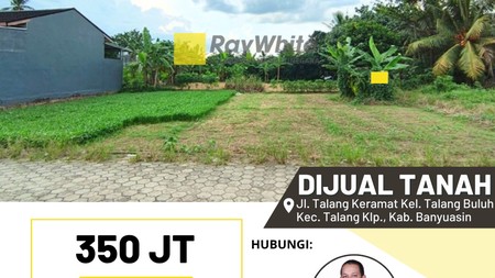 DIJUAL TANAH DEPAN KOMPLEK PERUMAHAN