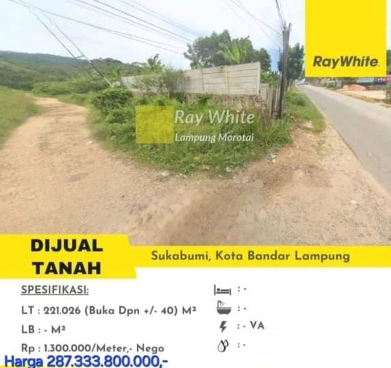 Dijual tanah di sukabumi