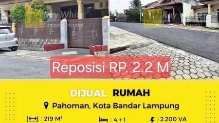 Dijual rumah murah di pahoman