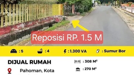 Dijual rumah murah di pahoman