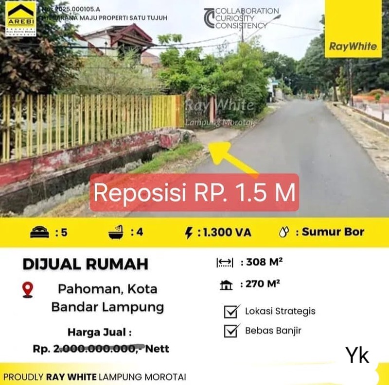 Dijual rumah murah di pahoman