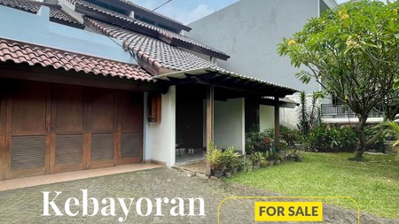 DIJUAL RUMAH LUAS & NYAMAN DI KEBAYORAN BARU, JAKARTA SELATAN