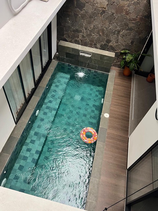 Rumah Baru Tropical Design  Puspita Loka BSD city 