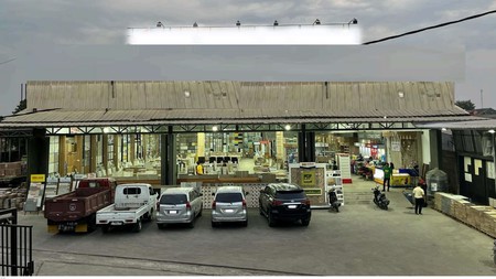 Toko Bangunan aktif siap usaha, lahan luas di Bekasi 