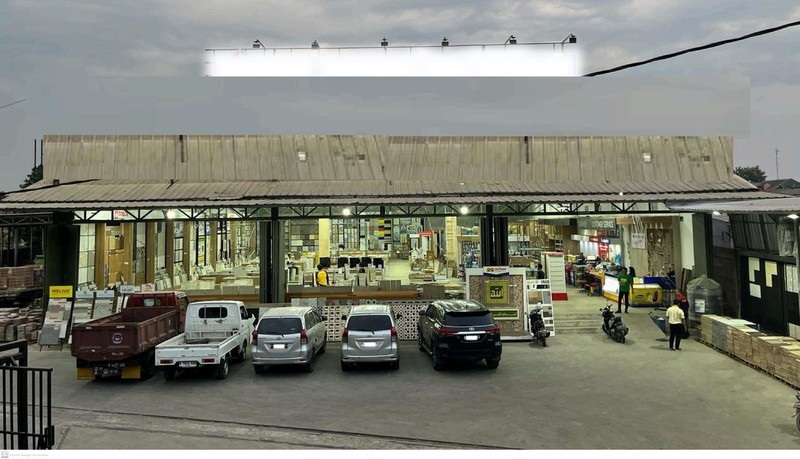 Toko Bangunan aktif siap usaha, lahan luas di Bekasi 