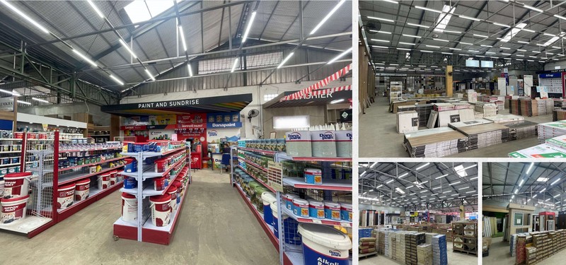 Toko Bangunan aktif siap usaha, lahan luas di Bekasi 