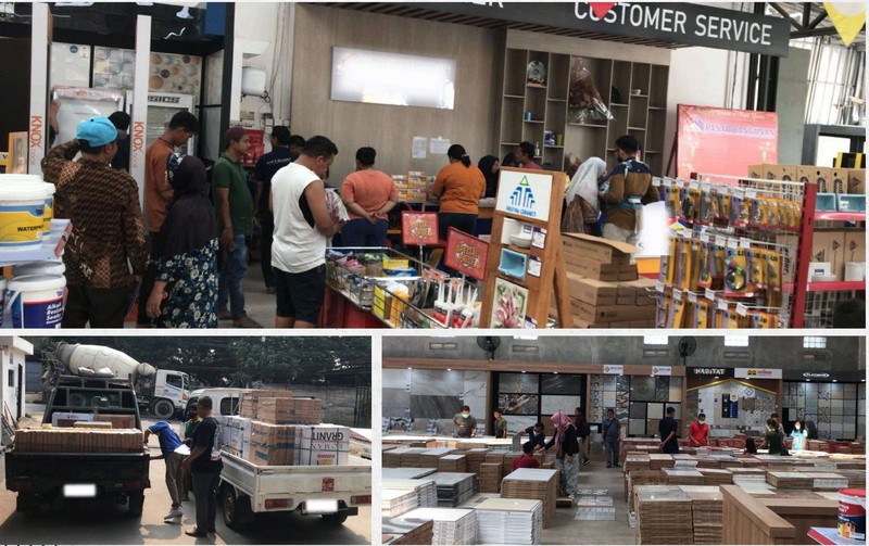 Toko Bangunan aktif siap usaha, lahan luas di Bekasi 