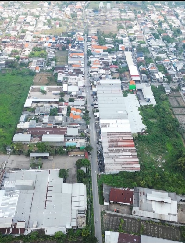 MURAH  Rp. 2 Juta-an/m2 Dijual 4 Hektar Pabrik Kepatihan Industri Gresik Jawa Timur - Ex Pabrik Wood Pellet / Wood Palet - Lengkap Ijin Usaha - Zona Industri - Bonus Mesin -mesin Industri - SHM - Stra